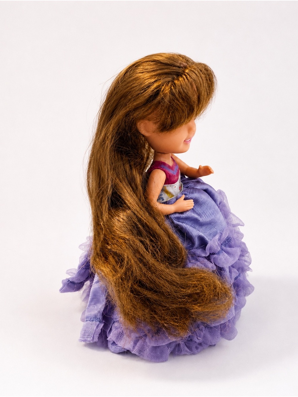 Vintage Tonka Cupcake Doll – Grape Suzette – Original Dress – Missing Hat
